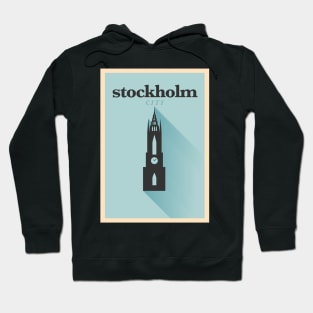 Stockholm Poster Design Hoodie